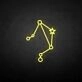 'Libra' neon sign