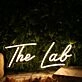 The Lab Yellow Neon Sign for Creative and Fun Spaces