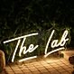The Lab Yellow Neon Sign for Creative and Fun Spaces