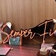 Semper Fi Red Neon Sign for Military and Patriotic Spaces