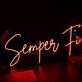 Semper Fi Red Neon Sign for Military and Patriotic Spaces