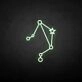 'Libra' neon sign
