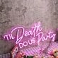 Til Death Do Us Party Purple Neon Sign for Fun and Party Spaces