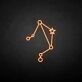 'Libra' neon sign