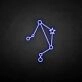 'Libra' neon sign