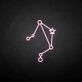 'Libra' neon sign