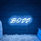 'Boss' neon sign
