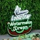 LooseLeaf Watermelon Dream Custom Neon Sign for Fun and Whimsical Spaces