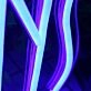 Concessions Blue Neon Sign for Event and Party Spaces