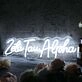 Zeta Tau Alpha White Neon Sign for Sorority and College Decor