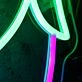 Dudes Eggplant Custom Neon Sign for Fun and Playful Spaces