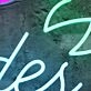 Dudes Eggplant Custom Neon Sign for Fun and Playful Spaces