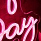 Slay All Day Red LED Custom Neon Sign for Empowering and Bold Spaces