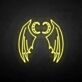 Devil' neon sign