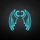 Devil' neon sign