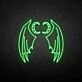Devil' neon sign