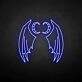 Devil' neon sign