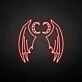 Devil' neon sign