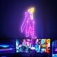 Final Fantasy Cloud Strife Art LED Neon Sign for Game Fans
