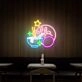 Kirby Ramen LED Neon Sign Kirby Noodles LED Neon Sign Kirby Gift for Anime Fans