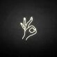 'OK' neon sign