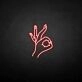 'OK' neon sign
