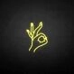'OK' neon sign