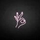 'OK' neon sign