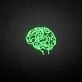 'Brain' neon sign