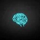 'Brain' neon sign