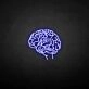 'Brain' neon sign