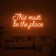Retro This Must Be The Place Neon Sign for Modern Living Rooms and Offices