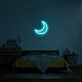 Moon Neon Sign for Peaceful and Relaxing Spaces