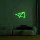 Paper Plane Neon Sign for Fun and Whimsical Decor