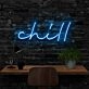 Chill Neon Sign for Relaxing and Cozy Spaces