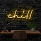Chill Neon Sign for Relaxing and Cozy Spaces
