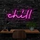Chill Neon Sign for Relaxing and Cozy Spaces