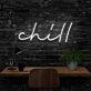 Chill Neon Sign for Relaxing and Cozy Spaces