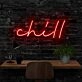 Chill Neon Sign for Relaxing and Cozy Spaces