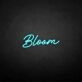 'Bloom' neon sign