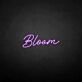 'Bloom' neon sign
