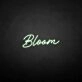 'Bloom' neon sign
