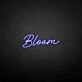 'Bloom' neon sign