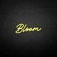 'Bloom' neon sign