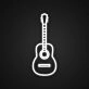 Guitar Neon Sign for Music Lovers and Studios