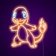 Charmander Neon Sign for Anime Fans and Fun Spaces