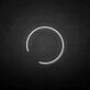 'Eclipse' neon sign