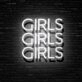 Girls Girls Girls Neon Sign for Fun and Playful Spaces