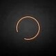 'Eclipse' neon sign