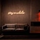Stay A While Neon Sign for Welcoming and Cozy Spaces